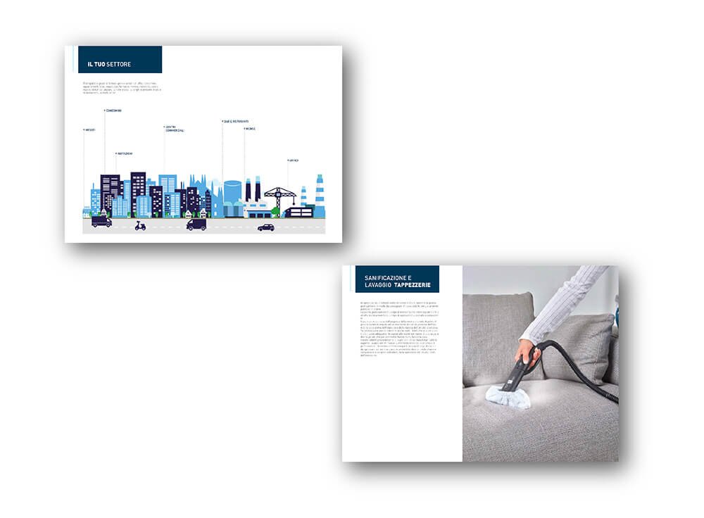 Brochure aziendale impresa di pulizie