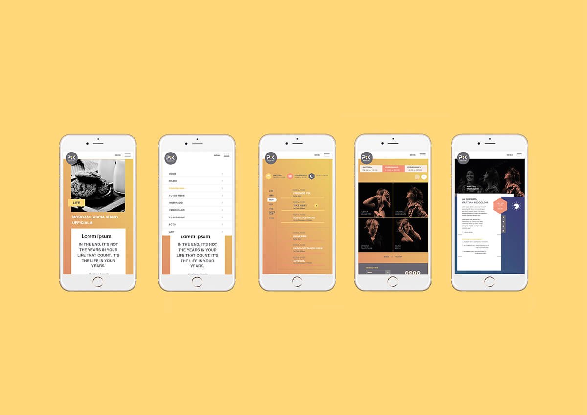 Radio – web design